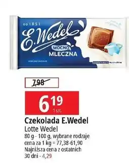 E.Leclerc Czekolada mocno mleczna E. Wedel oferta