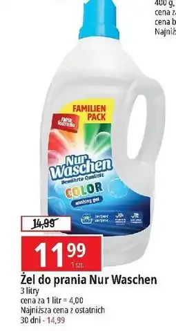 E.Leclerc Żel do prania color Nur Waschen oferta