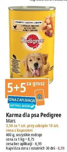 E.Leclerc Karma dla psa z kurczakiem i marchewką w galaretce Pedigree oferta