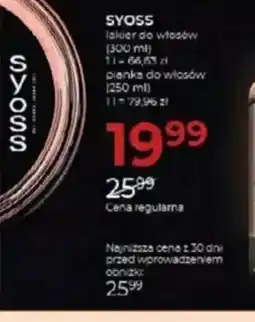 Jawa Drogerie Syoss oferta