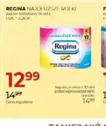 Jawa Drogerie Papier toaletowy Regina Najdłuższe Rolki oferta