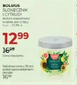 Jawa Drogerie Swieca zapachowa Bolsius Słonecznik i Cytrusy oferta