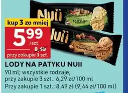 Lody na patyku Nuii