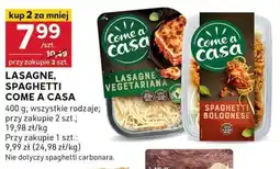 Stokrotka Optima Lasagne, Spaghetti Come a Casa oferta