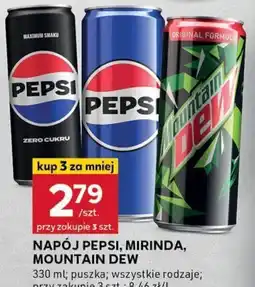 Stokrotka Optima Napój Pepsi, Mirinda, Mountain Dew oferta