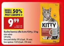 Biedronka Sucha karma dla kota Kitty, 2 kg oferta