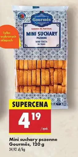 Biedronka Mini suchary pszenne Gourmés, 120 g oferta