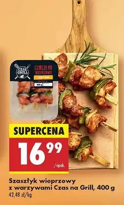 Biedronka Szaszłyk wieprzowy z warzywami Czas na Grill, 400 g oferta