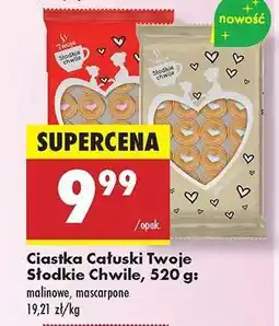 Biedronka Ciastka Całuski Twoje Słodkie Chwile, 520 g oferta