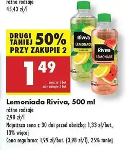 Biedronka Lemoniada Riviva, 500 ml oferta
