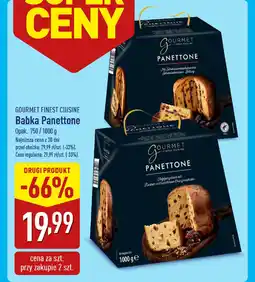 ALDI GOURMET FINEST CUISINE Babka Panettone oferta