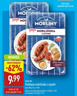 ALDI MORLINY Kiełbasa morlińska z szynki oferta