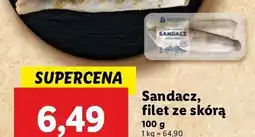 Lidl Sandacz filet ze skórą oferta