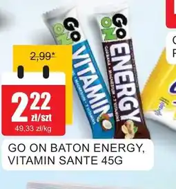 Bingo GO ON Baton Energy, Vitamin Sante oferta