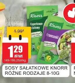 Sosy sałatkowe Knorr