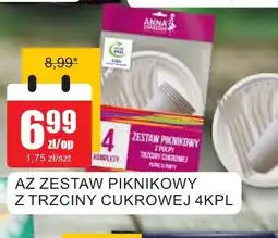 AZ Zestaw Piknikowy z Trzciny Cukrowej