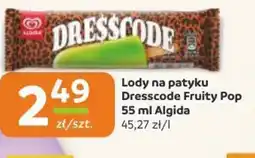 Gama Lody na patyku Dresscode Fruity Pop Algida oferta