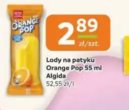 Gama Lody na patyku Orange Pop Algida oferta