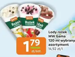 Gama Lody rożek MW Gama oferta