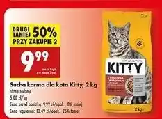 Biedronka Sucha karma dla kota - wołowina z warzywami Kitty oferta