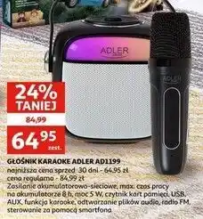 Auchan Głośniki karaoke ad1199 Adler oferta
