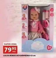 Auchan Lalka bobas do karmienia One Two Fun oferta