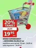 Auchan Wózek supermarket + akcesoria oferta