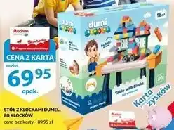 Auchan Stół z klockami Dumel oferta