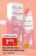 Auchan Balsam do ciała peach Love Skin oferta