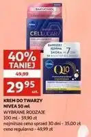 Auchan Krem do twarzy ujędrniający regenerujący na noc Nivea Q10 oferta