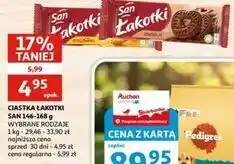 Auchan Ciastka kakaowe San Łakotki oferta