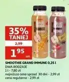 Auchan Smoothie jabłko-banan-truskawka-wiśnia Auchan Różnorodne (Logo Czerwone) oferta