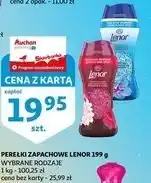 Auchan Perełki zapachowe ruby jasmine Lenor oferta