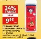 Auchan Żel pod prysznic truskawka Le Petit Marseillais oferta