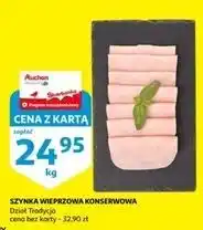 Auchan Szynka wieprzowa konserwowa oferta