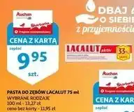 Auchan Pasta do zębów Lacalut Aktiv oferta