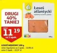 Auchan Łosoś sałatkowy wędzony na zimno Podniesiony Kciuk oferta