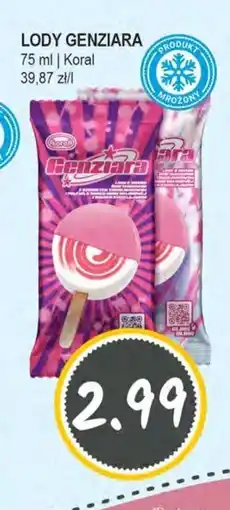 Słoneczko Lody Koral oferta