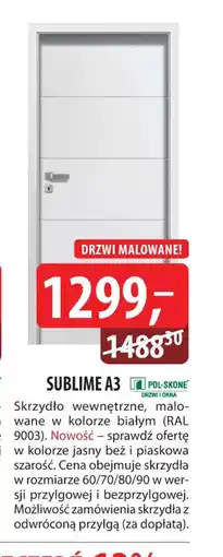 DDD Drzwi Sublime A3 oferta