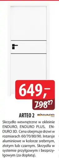 DDD Drzwi wewnętrzne ARTEO 2 oferta