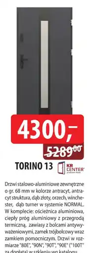 DDD Drzwi stalowo-aluminiowe TORINO 13 oferta