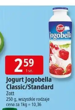 E.Leclerc Jogurt Jogobella Classic/Standard Zott 250g oferta
