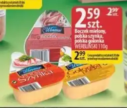 Delisso Delikatesy Boczek mielony, polska szynka, polska golonka Werbliński oferta