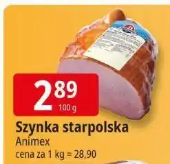 E.Leclerc Szynka staropolska Animex oferta