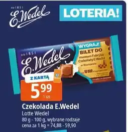E.Leclerc Czekolada E.Wedel Lotte Wedel 80g oferta
