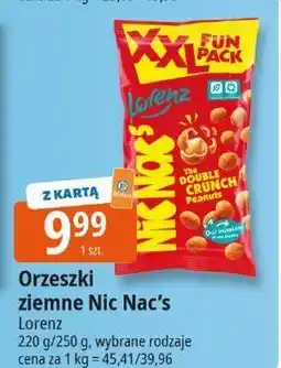 E.Leclerc Orzeszki ziemne Nic Nac's Lorenz 220g oferta