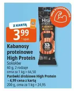 E.Leclerc Kabanosy proteinowe High Protein Sokołów oferta