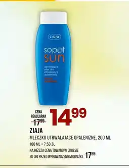 Drogerie Natura Mleczko opalające Ziaja oferta