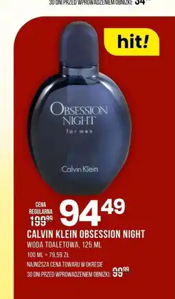 Drogerie Natura Woda toaletowa Calvin Klein oferta