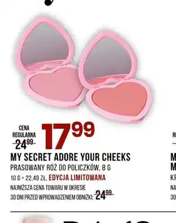 Drogerie Natura Róż do policzków My secret oferta